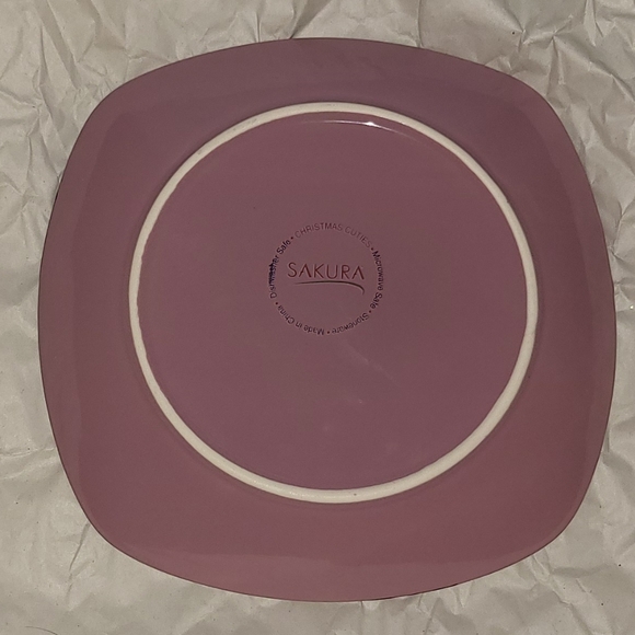 Sakura 4 PC Holiday Plate Set - Picture 8 of 8